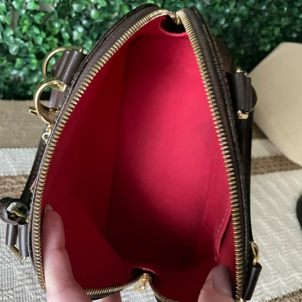 Louis Vuitton Damier Ebene Alma BB Authentic